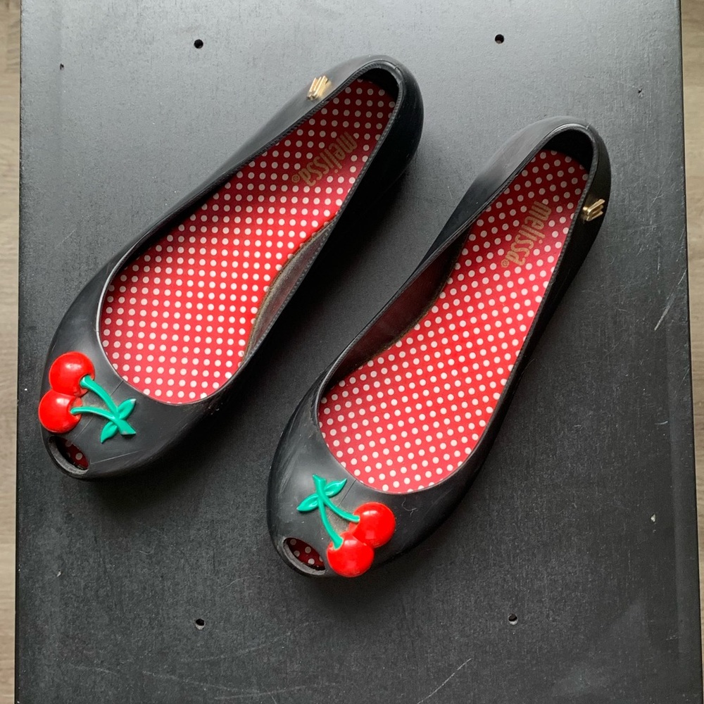 melissa cherry 🍒 flats